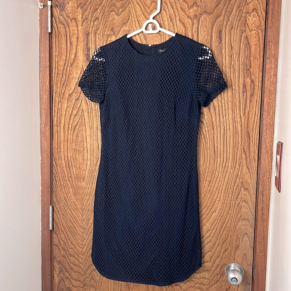 Banana Republic navy mesh dress, size 4